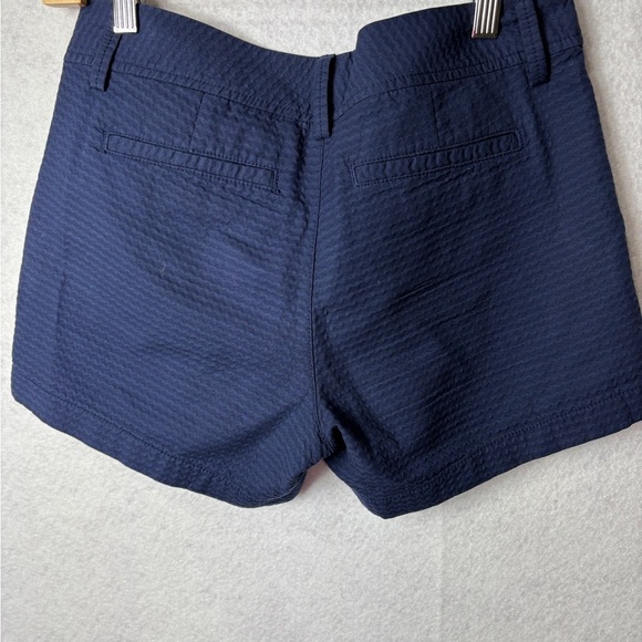 Lilly Pulitzer Navy Blue Callahan Shorts Size 4 - Picture 2 of 3